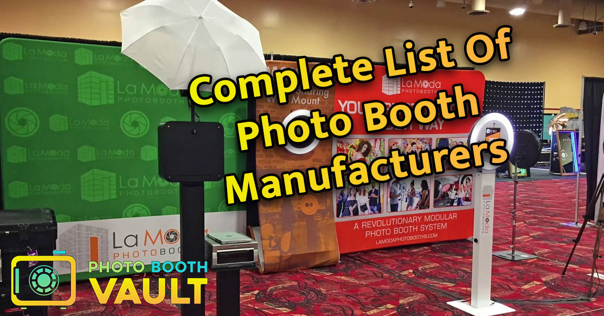 List of 26 Photo Booth Manufacturers